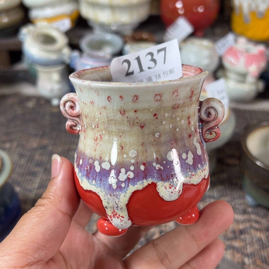 口5高7 手工花盆满30包邮