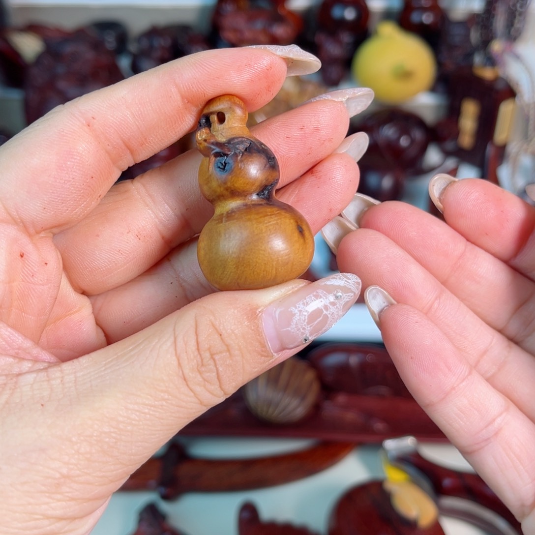 枣木我***q雷击木葫芦一个