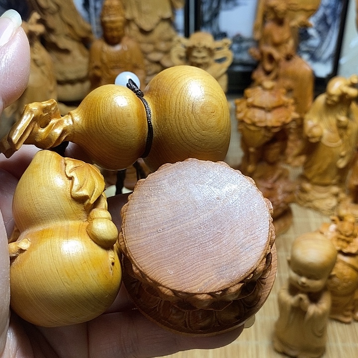 柏木（崖柏）3个把件