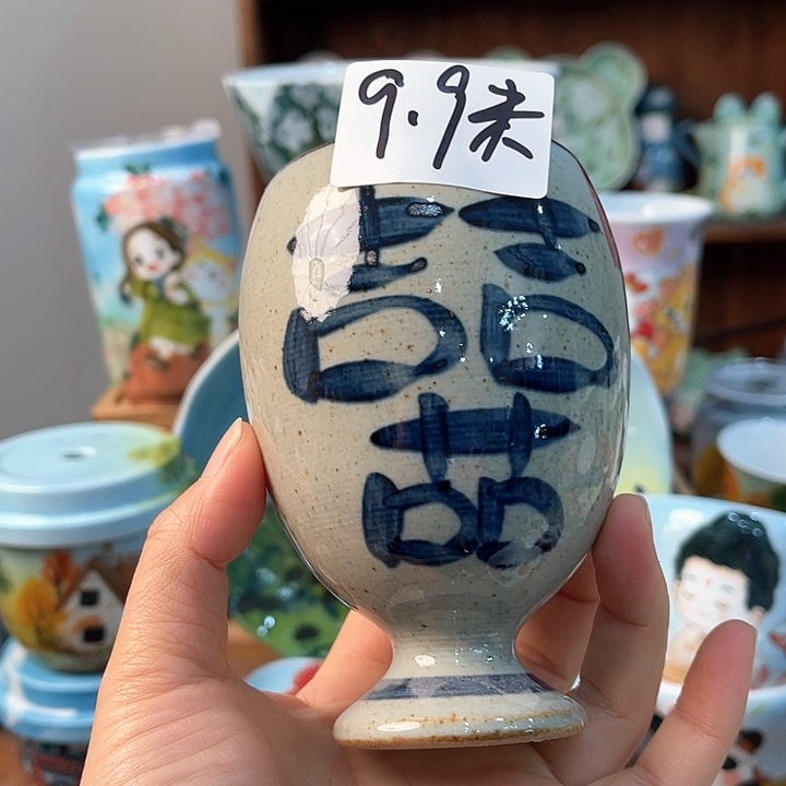 陶景德镇釉下手绘陶瓷 