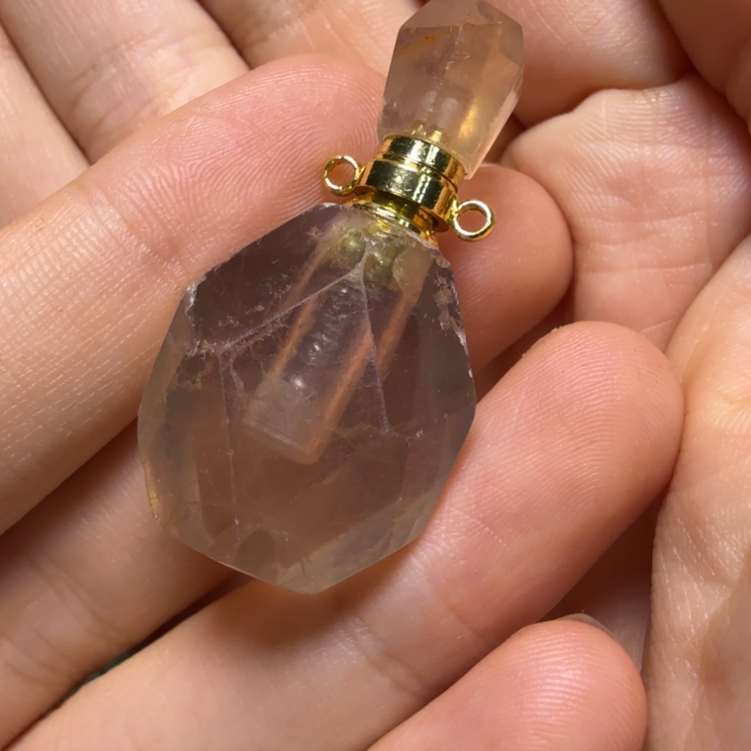 陈***环紫晶颈饰未镶嵌吊坠