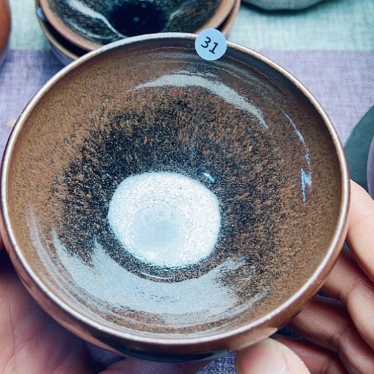 茶盏輔*訣龙窑柴烧原矿原釉大钵器型9.8口径