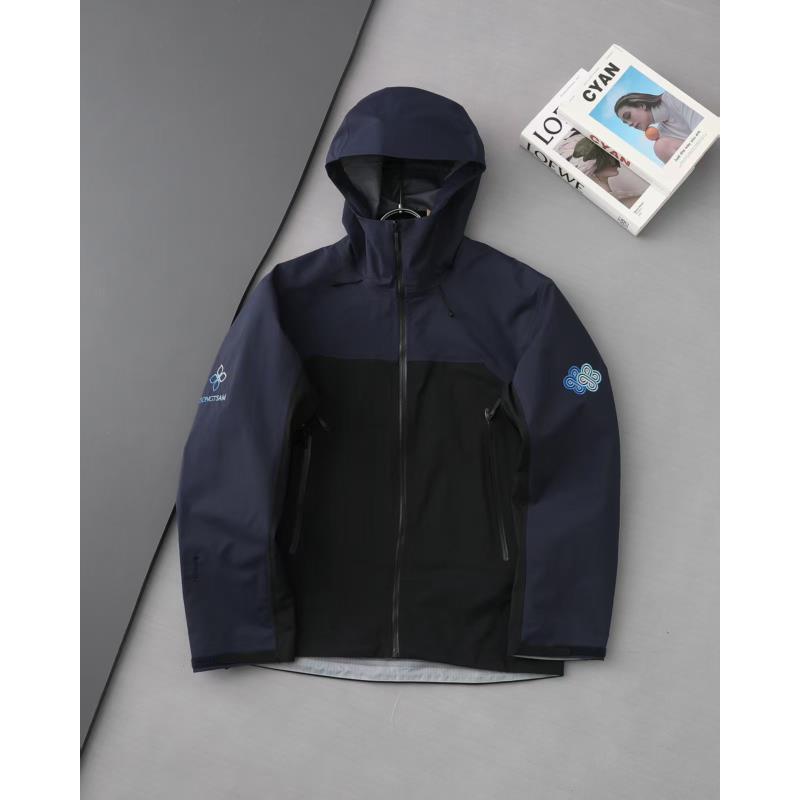 台州三门发25年新款 联名男硬壳全热封压胶防水