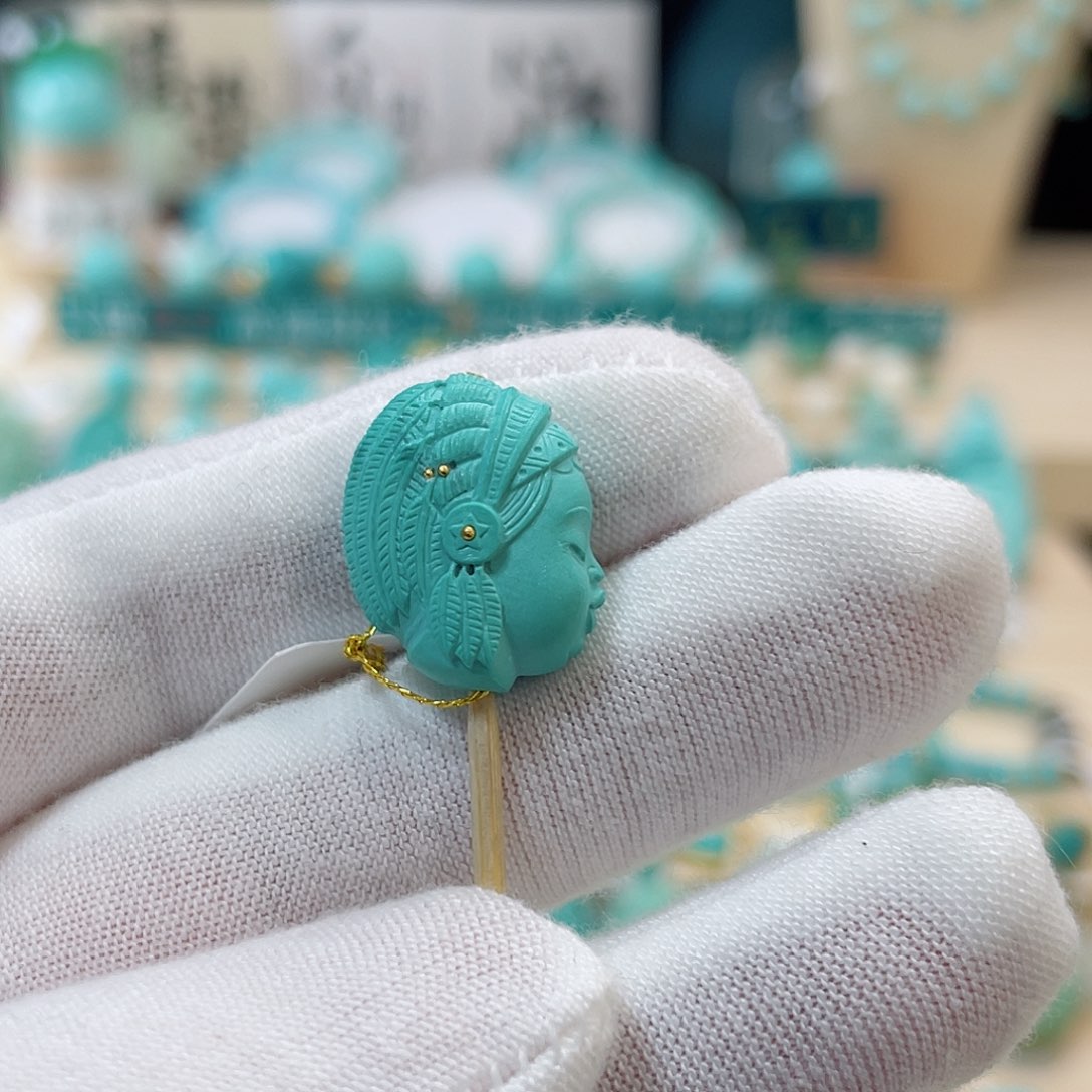 绿松石珠宝奇石未镶嵌