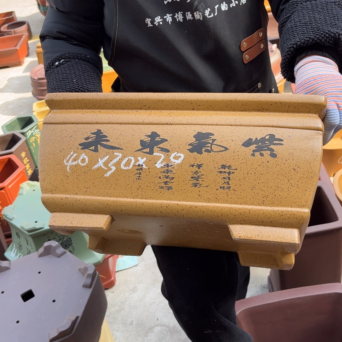 紫砂花盆盆景艺术