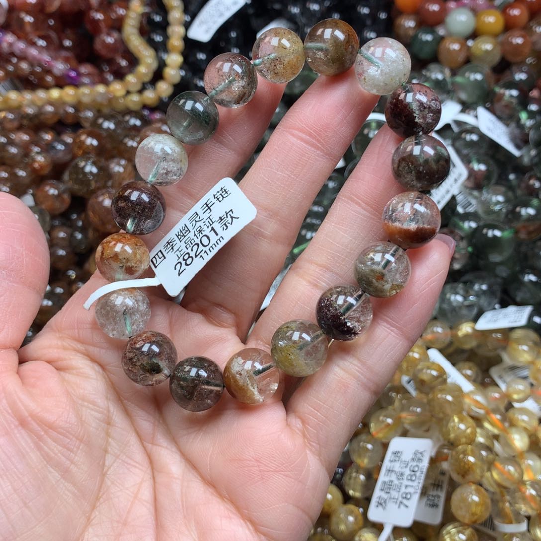 水晶手链未镶嵌天然