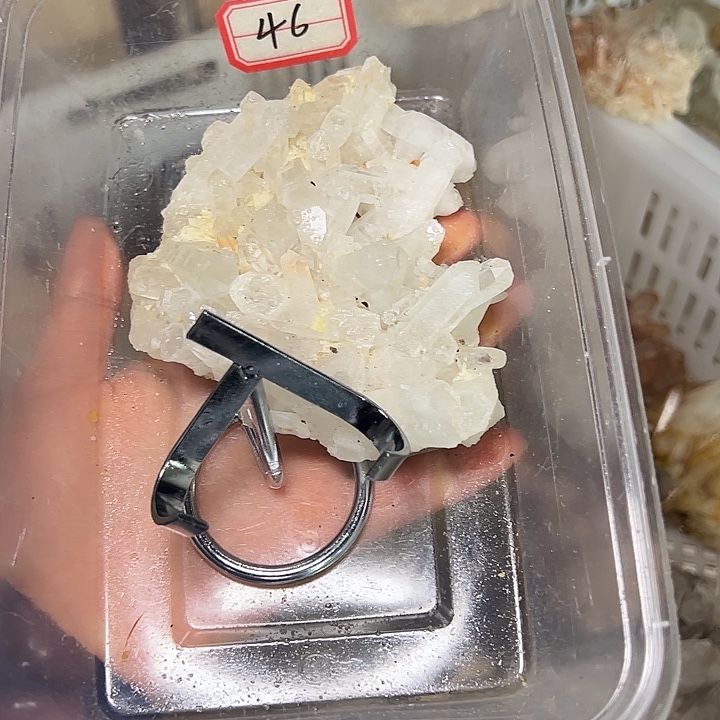 *****未镶嵌水晶珠宝半成品