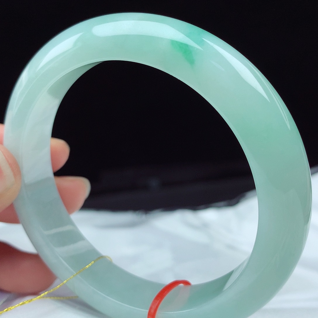 未镶嵌手镯翡翠57圈2375