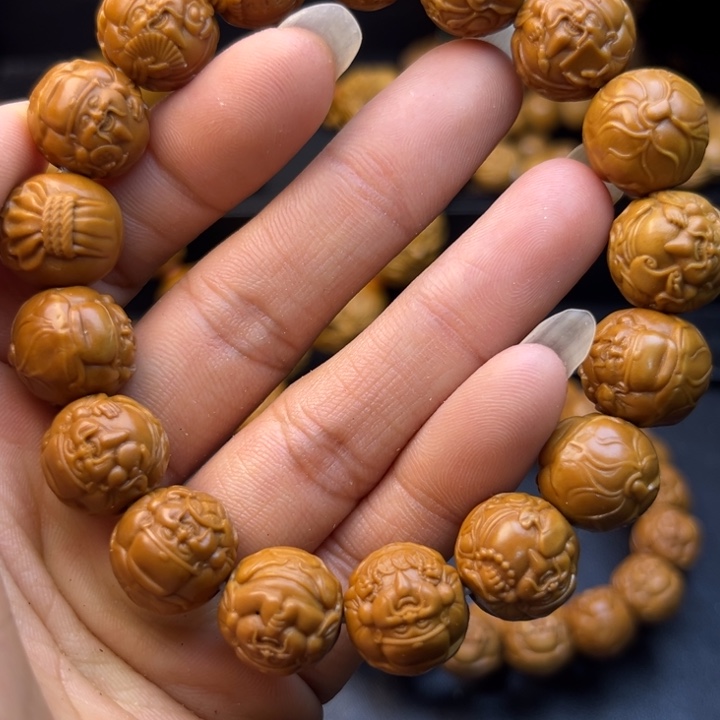 猴头核桃吊坠猴头