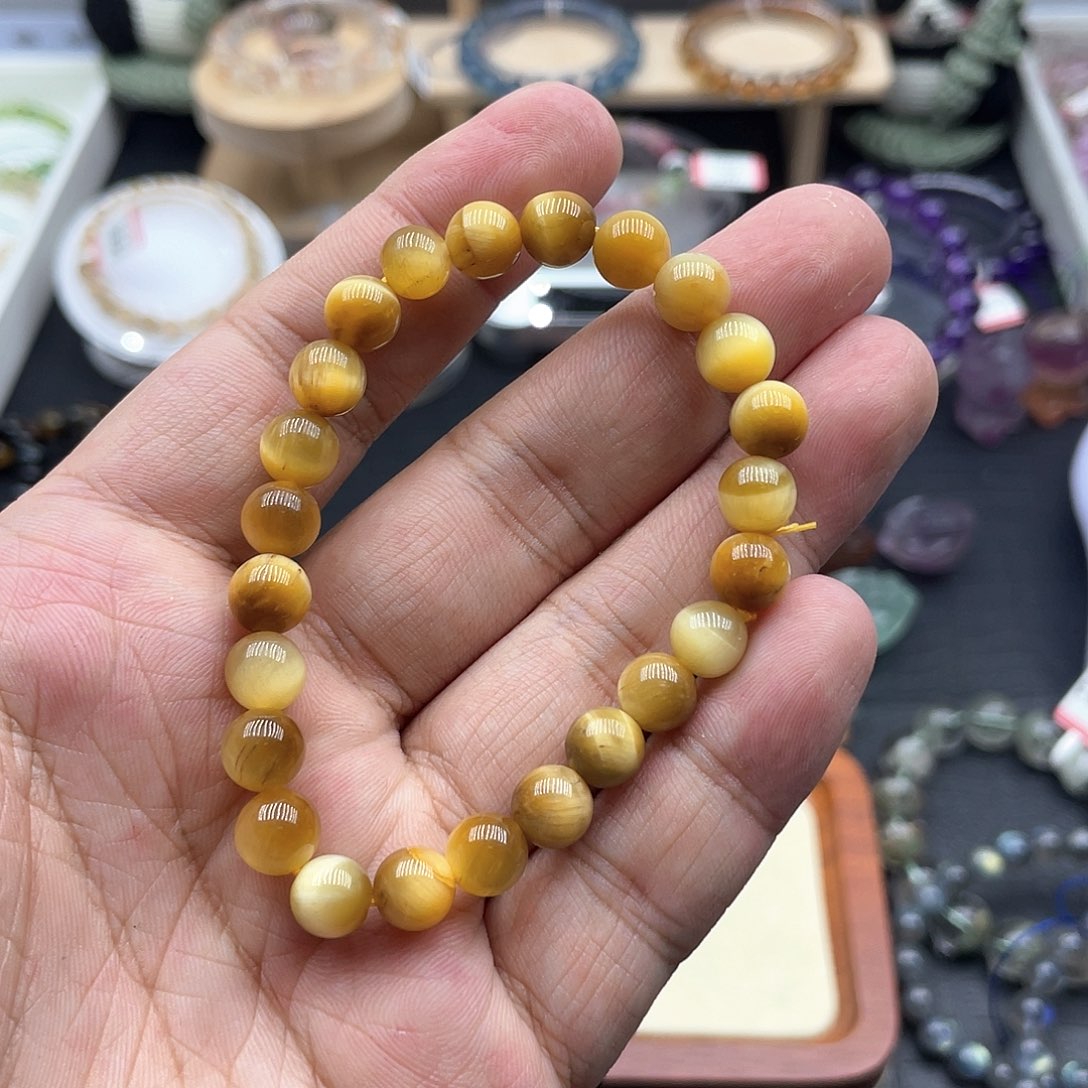 水晶手链未镶嵌金虎眼