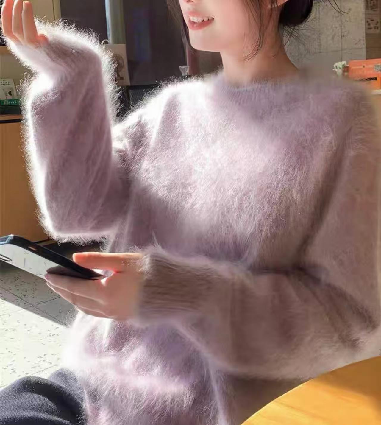 直播间复古毛衣专拍链接{下单请备注}