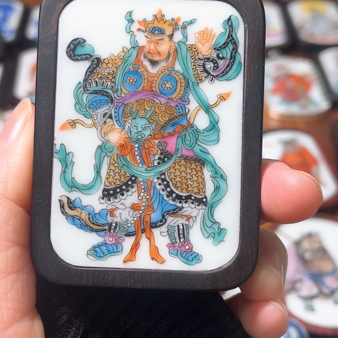 瓷片爱瓷片挂件一个