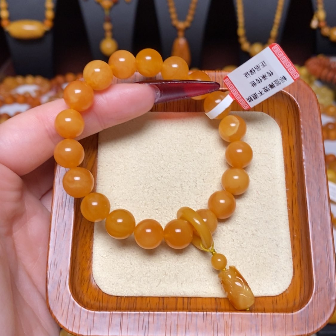 【闪购商品】未镶嵌蜜蜡手链手串