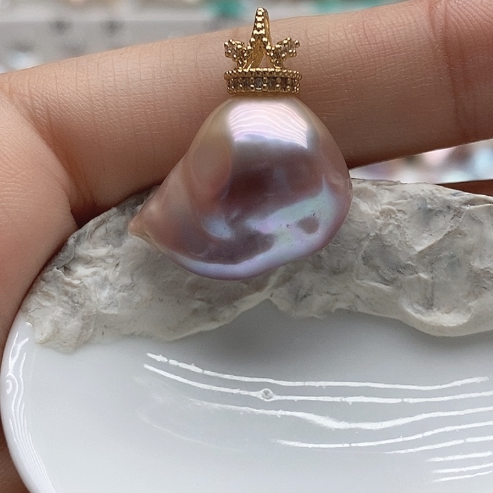 淡水珍珠未镶嵌吊坠(不含链)