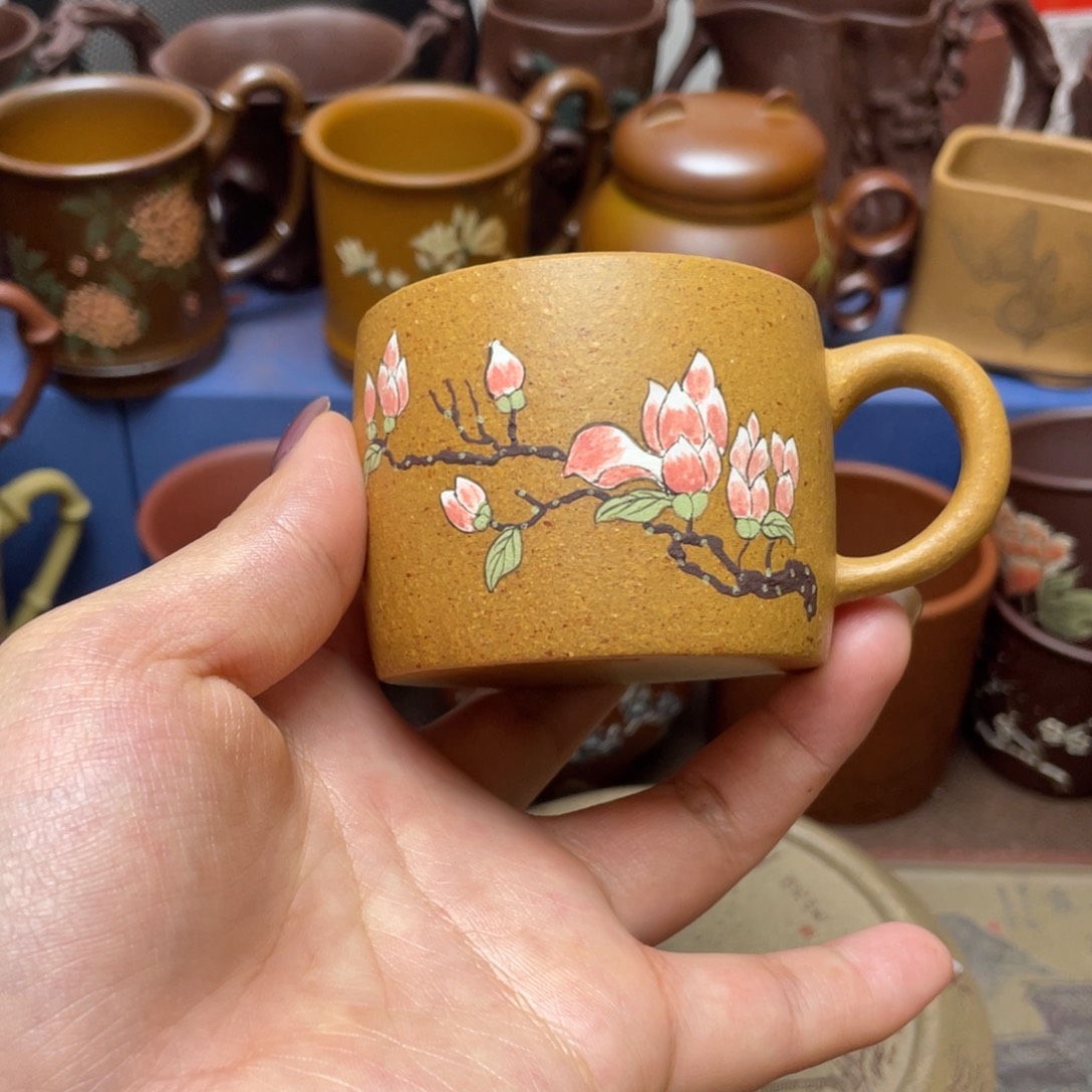 紫砂茶杯紫砂主人杯