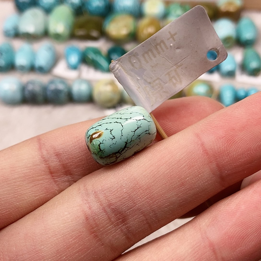 未镶嵌绿松石珠宝半成品