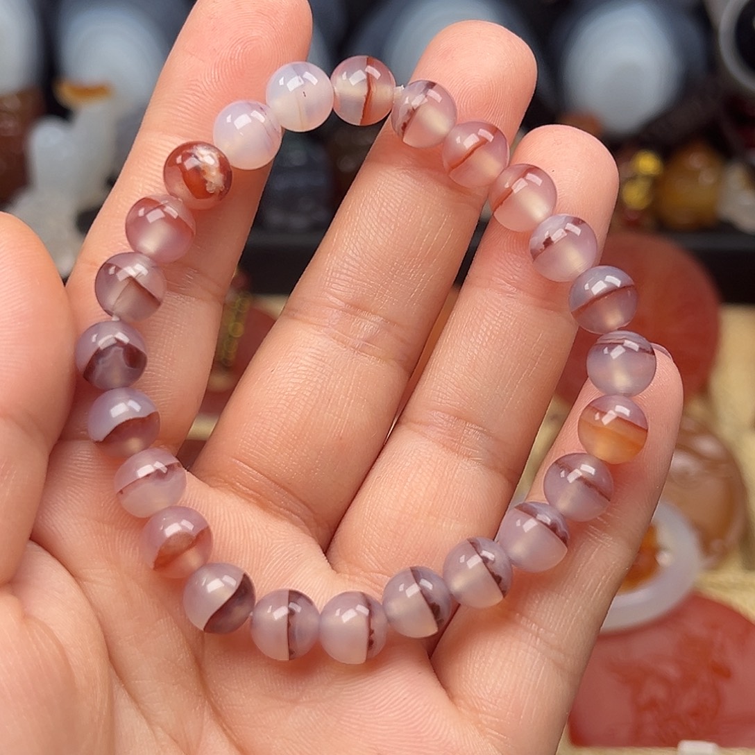 玛瑙/玉髓未镶嵌手链