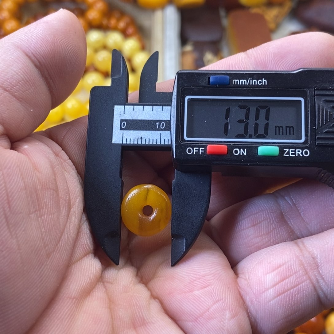 蜜蜡项圈未镶嵌老蜡藏扣
