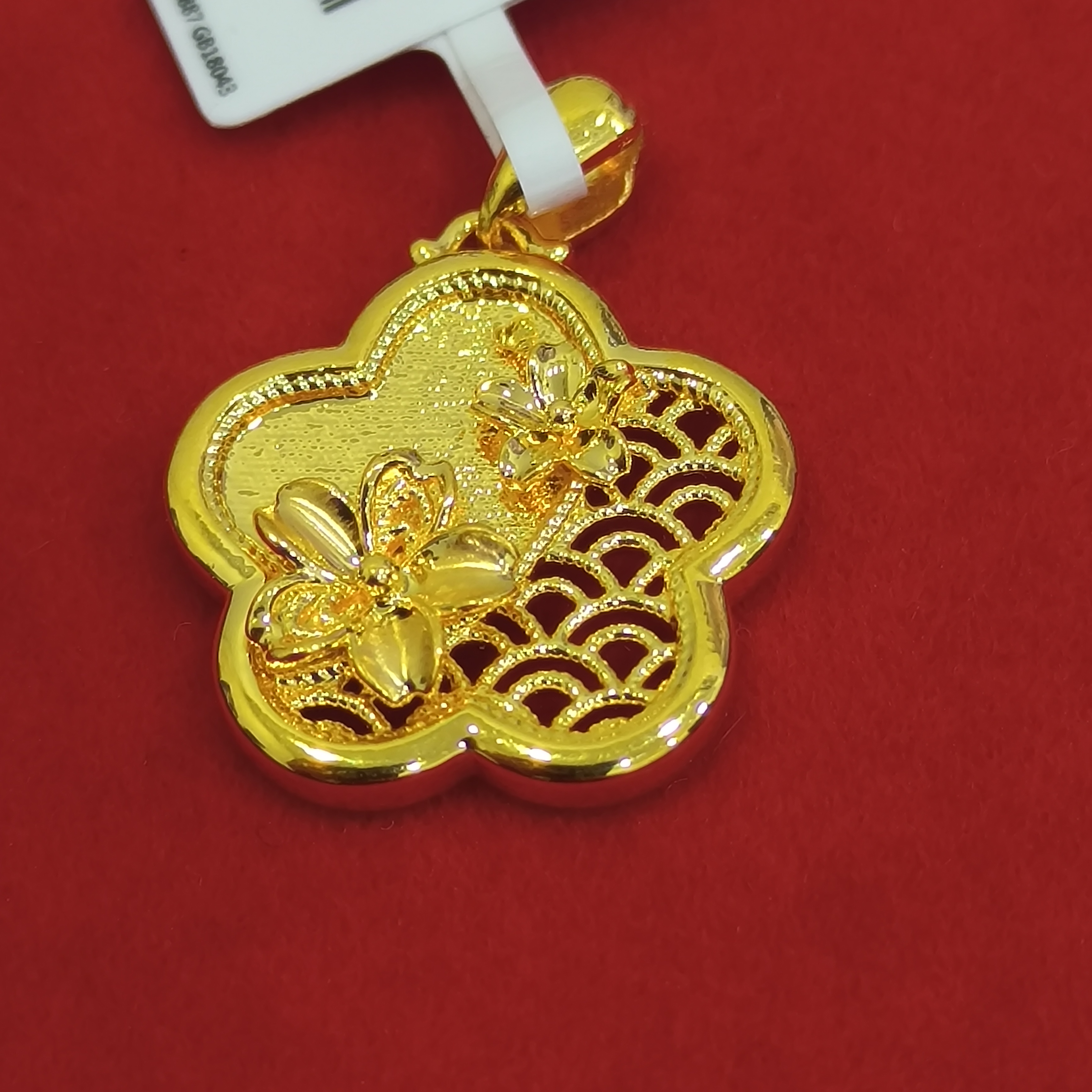 【夏夏专享】足金999饰品 莲花牌吊坠 1.68 ZP