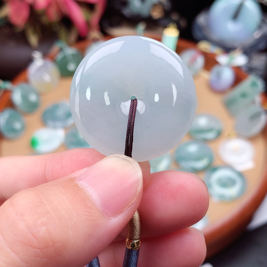 翡翠未镶嵌吊坠(不含链)吊坠5