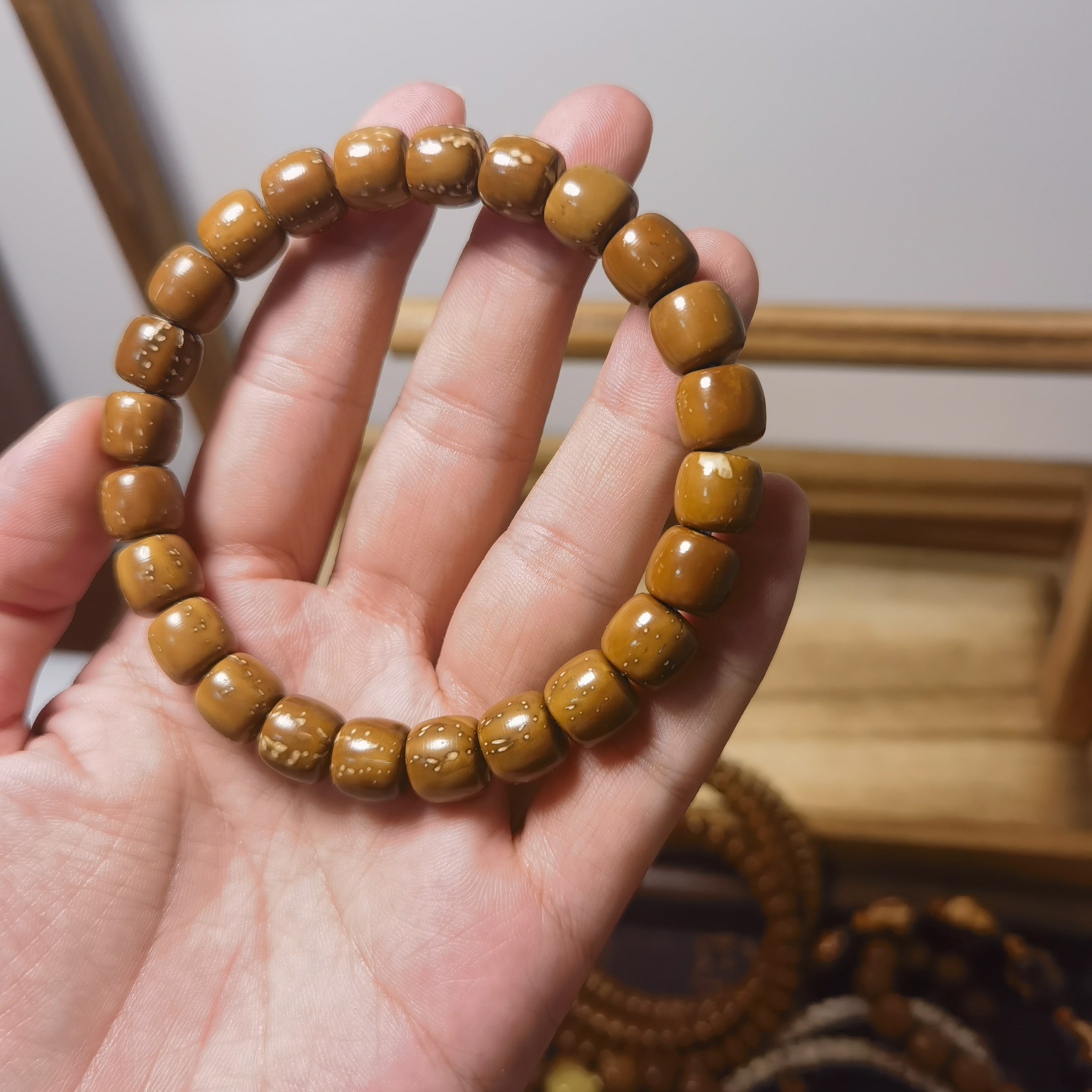 手串紫金鼠实心老型9.8微瑕