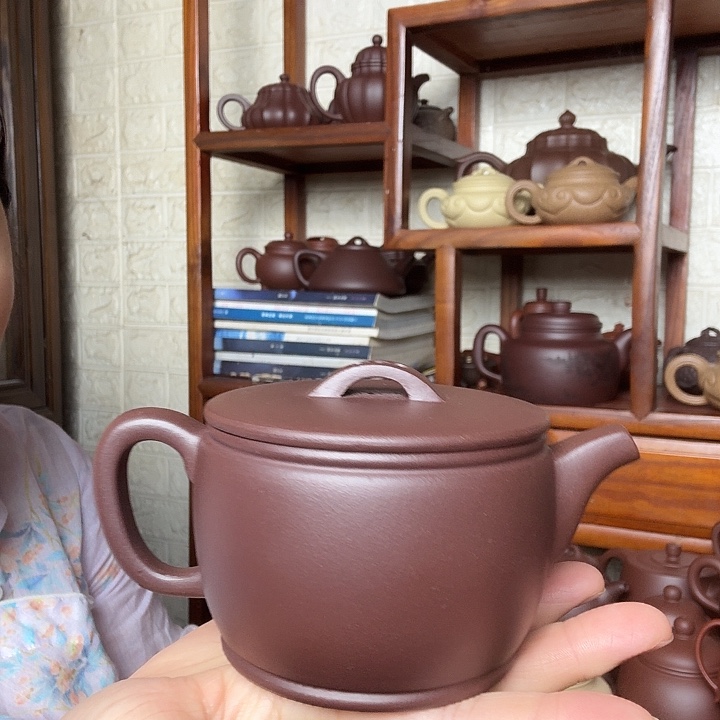 茶壶紫砂汉瓦280cc半手工