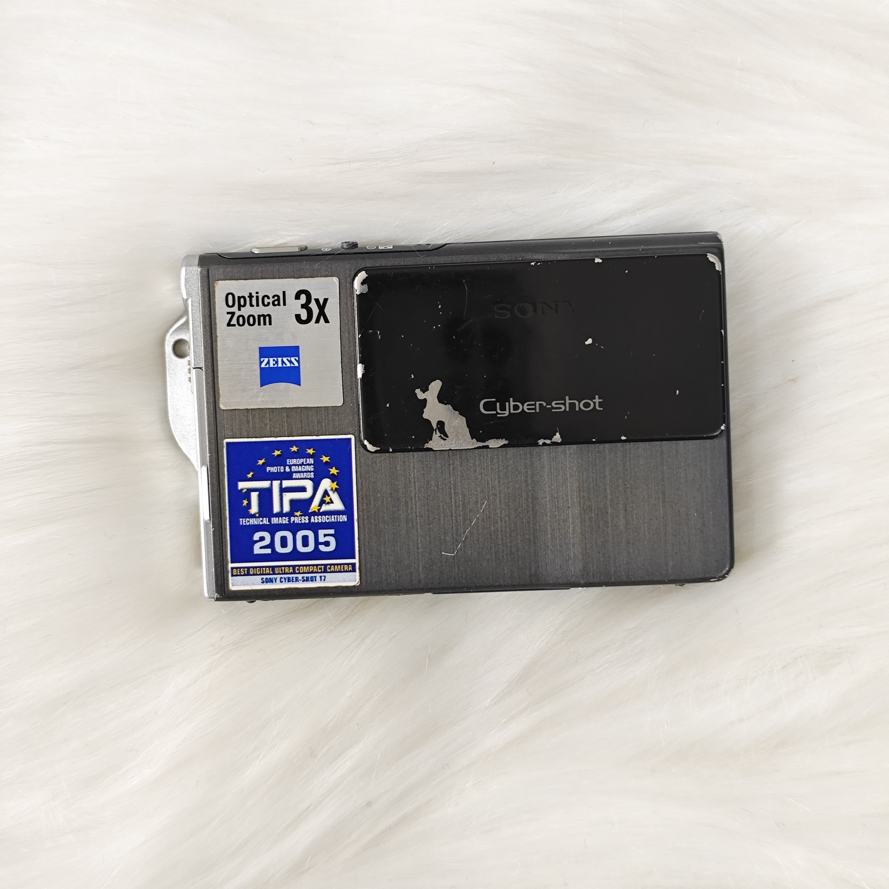 8新 Sony/索尼 t7 黑色 出片复古奶白皮 配件齐全