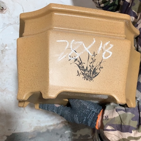 紫砂花盆手工制作