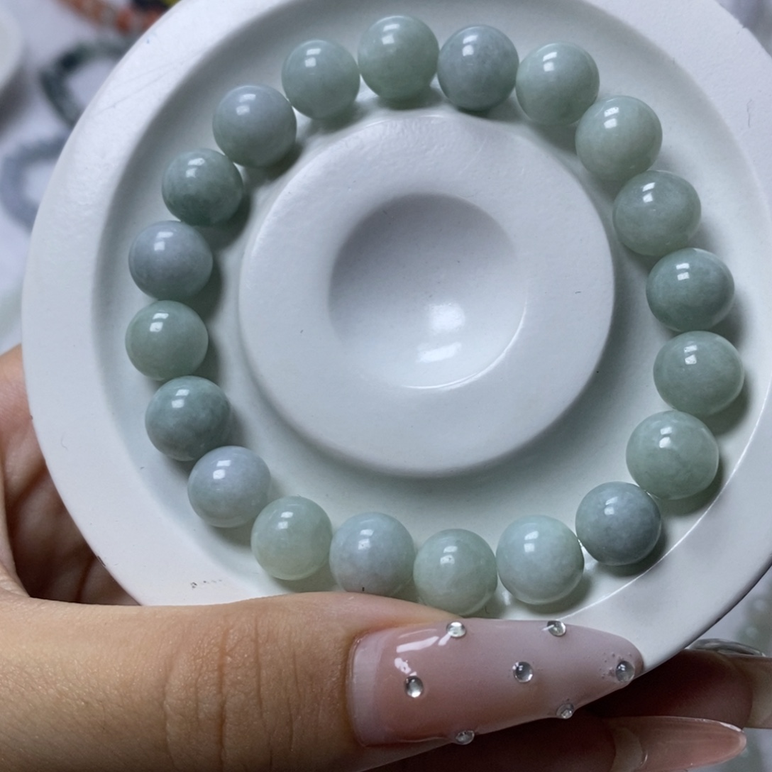 未镶嵌手链翡翠芹菜绿
