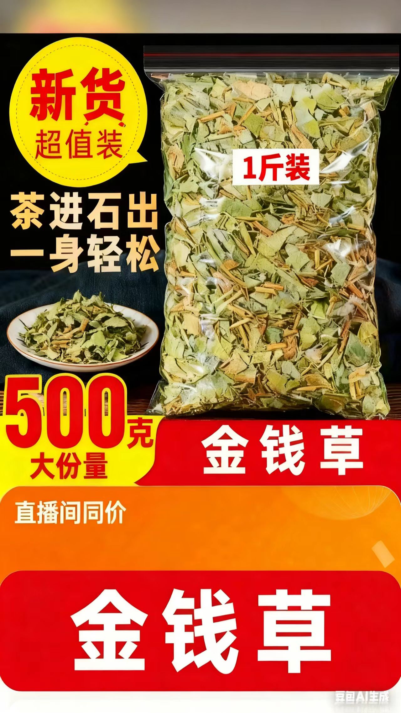 金钱草 干净无杂质今年新货