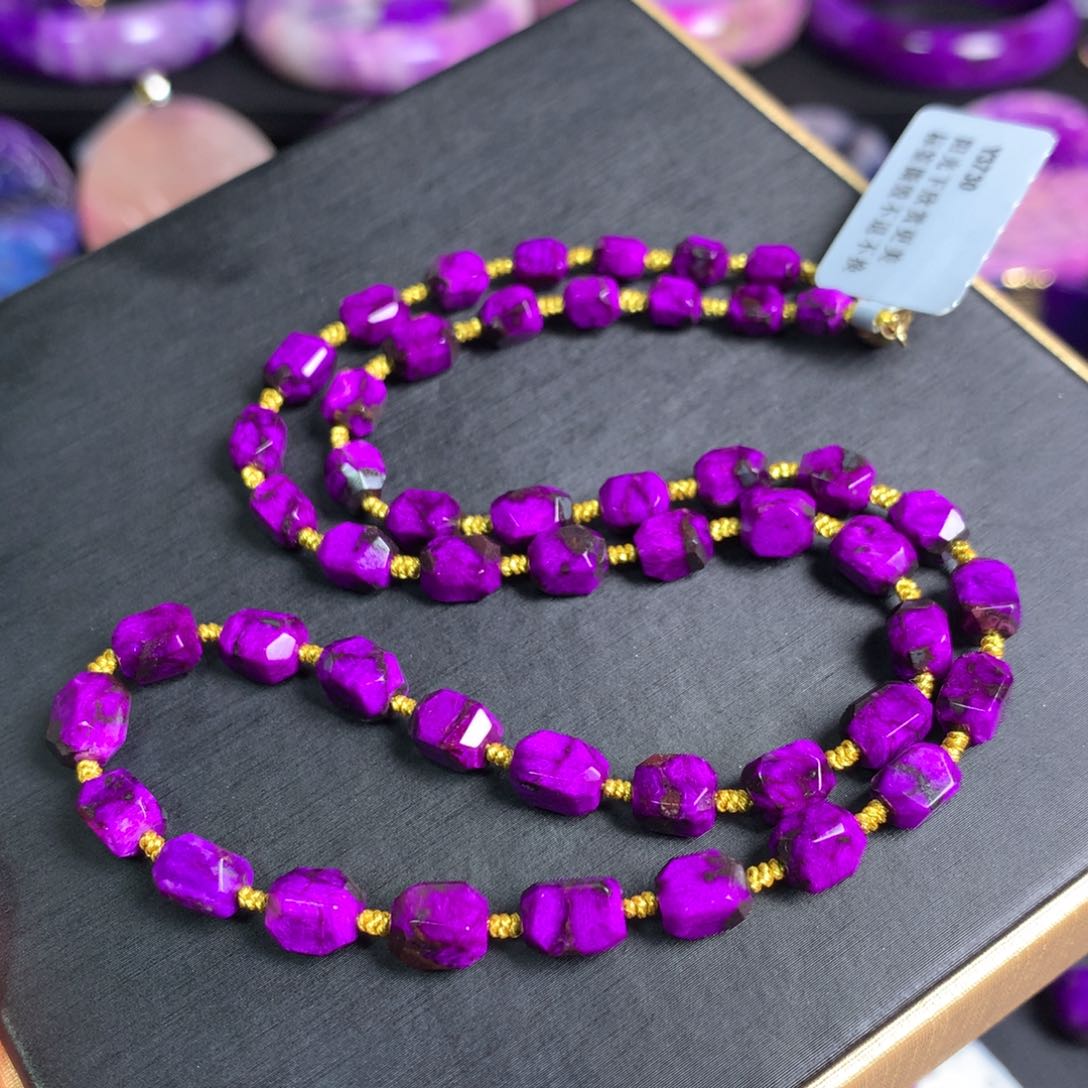 苏纪石（舒俱来）丝绒项链未镶嵌