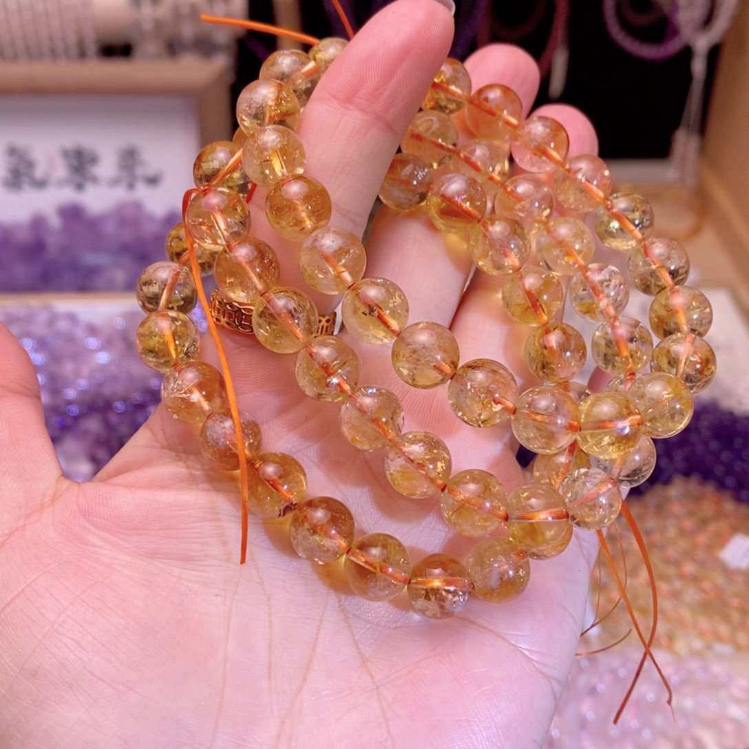 水晶手链未镶嵌黄塔晶卡9