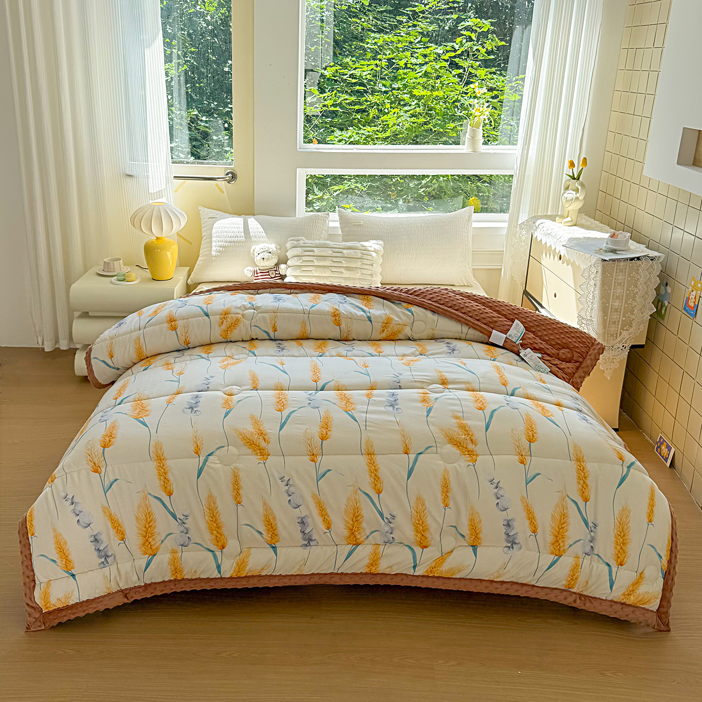 春田物语秋冬被2025新款加绒亲肤印花被学生L