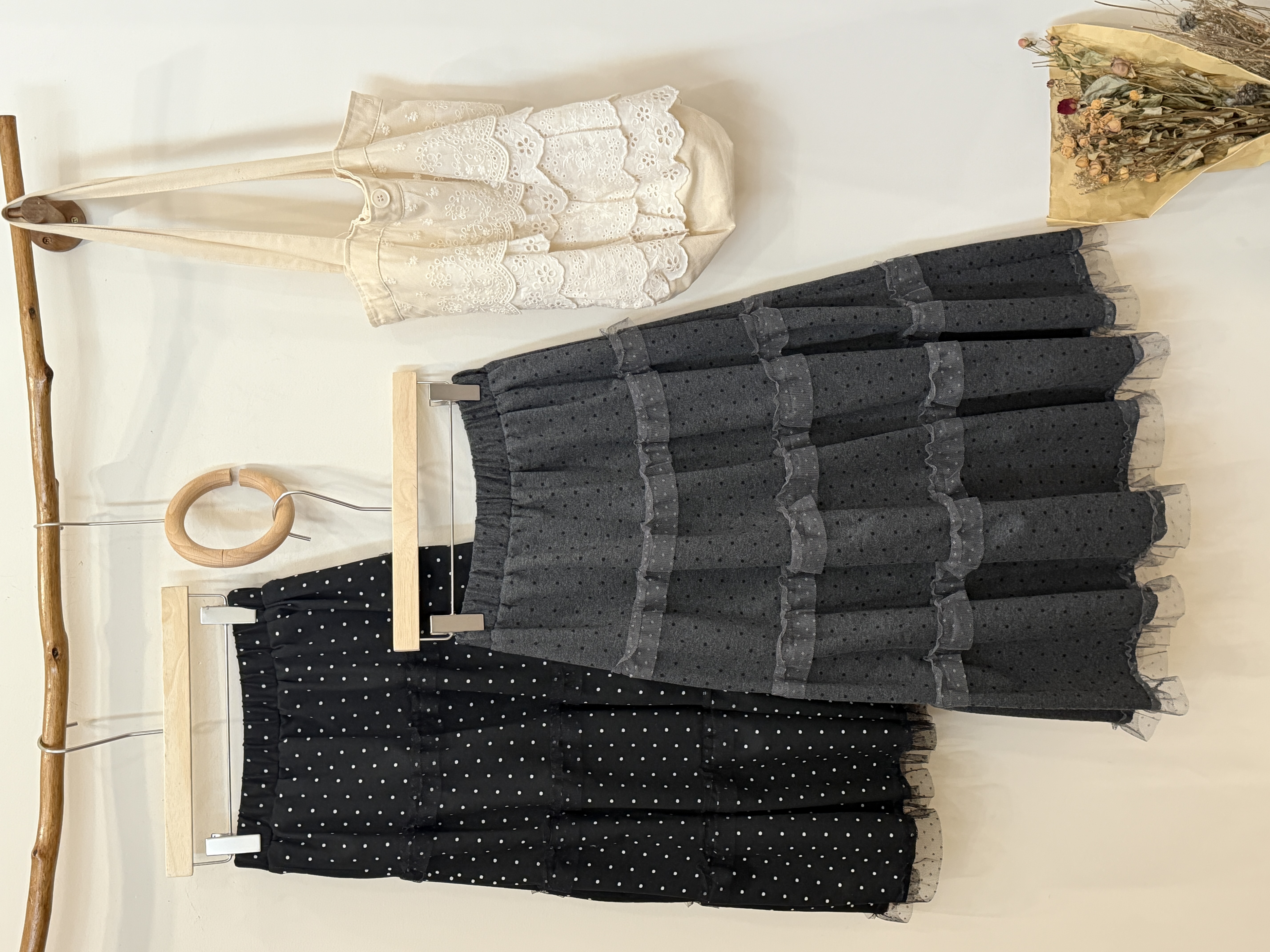 米多多 YM-8330-波点蛋糕裙（加绒）