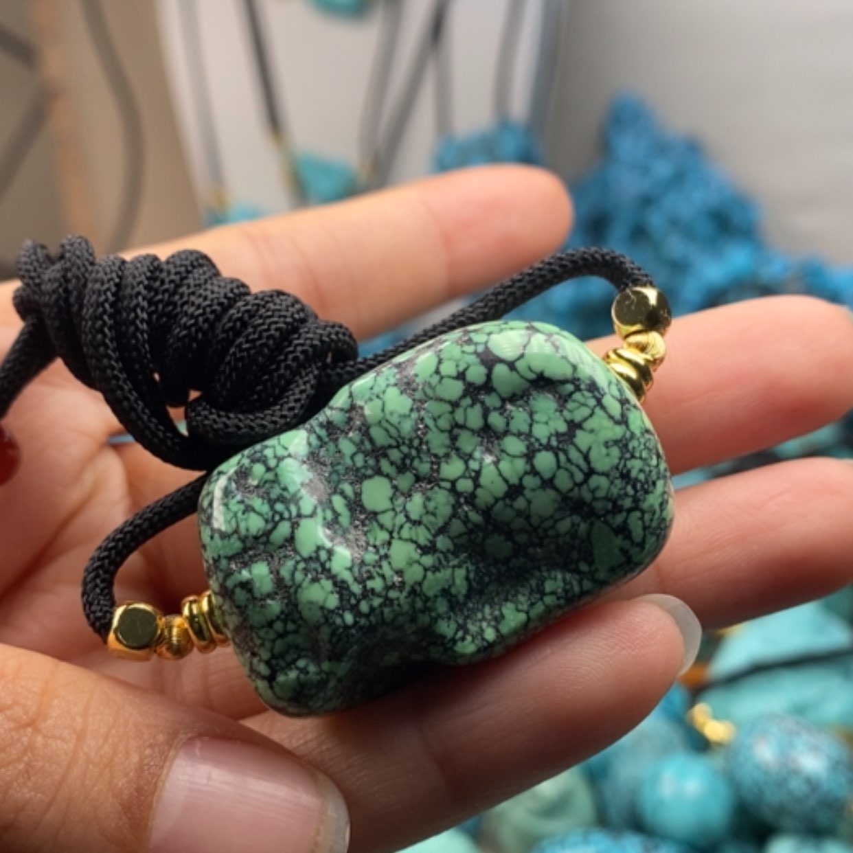 【闪购商品】未镶嵌绿松石珠宝半成品