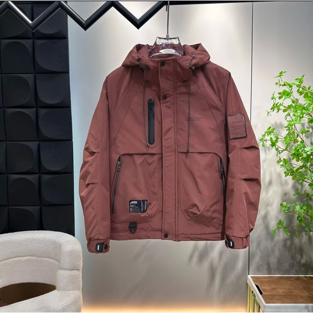 高定极寒户外连帽工装保暖御寒外套8832#