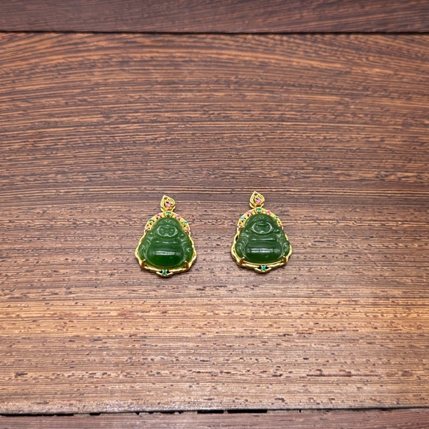 翰平珠宝 1225/XY和田玉佛公吊坠 多样性发其一 J