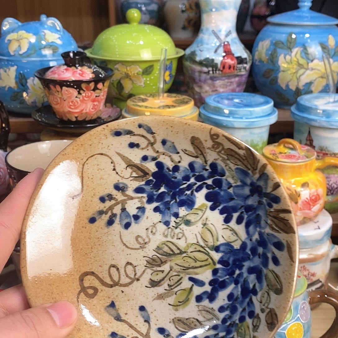 瓷片手绘陶瓷超香超赞
