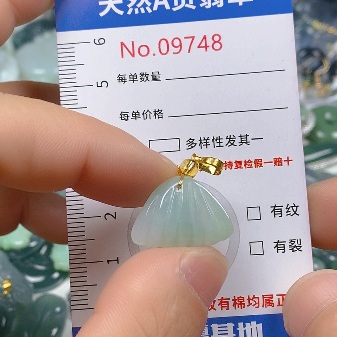 翡翠颈饰未镶嵌天然翡翠