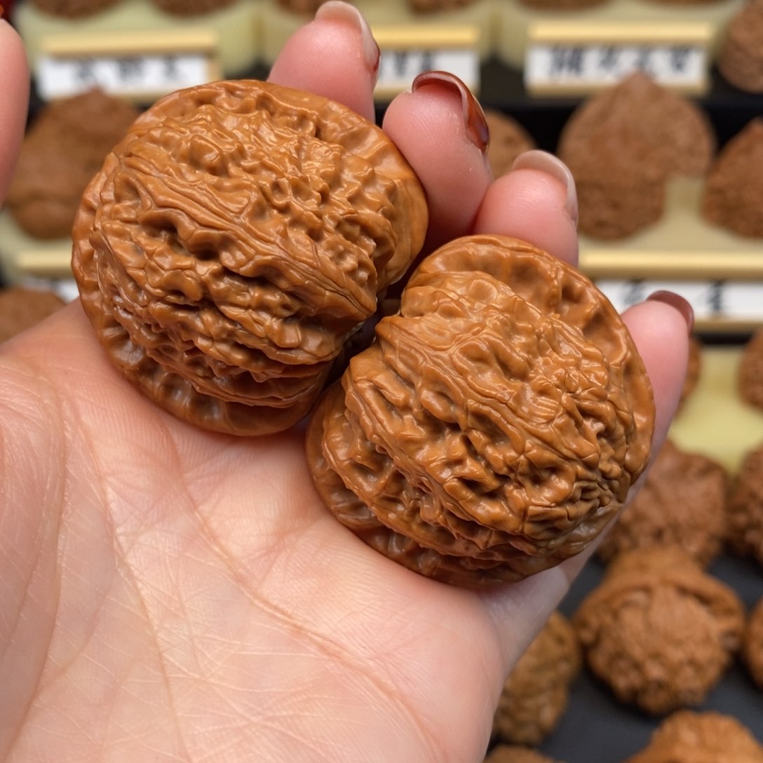 吊坠文玩核桃白狮子