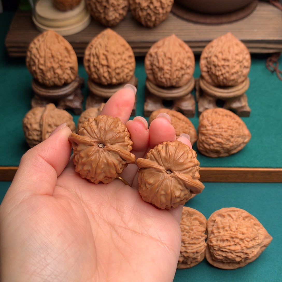 吊坠文玩核桃全品石门元宝33