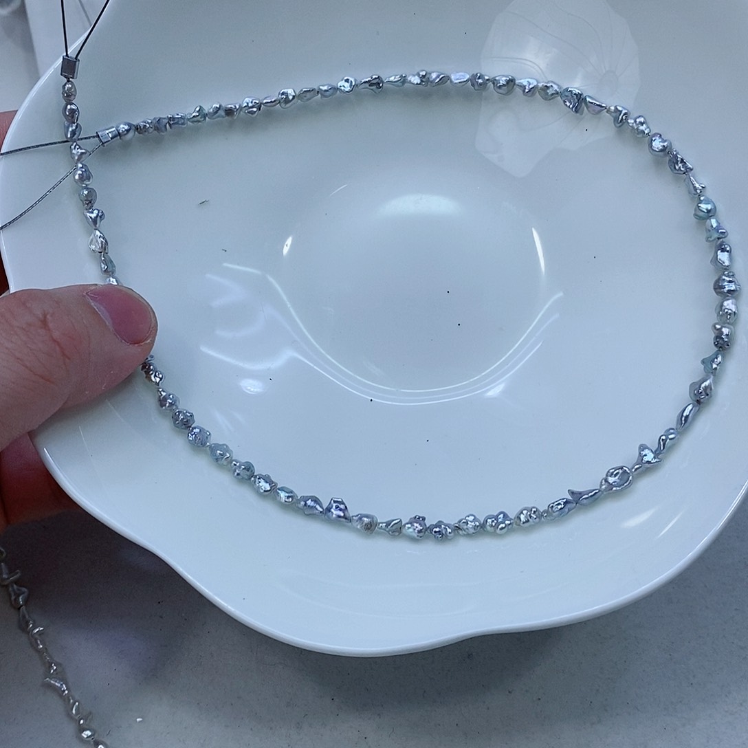 海水珍珠颈饰银S925镶嵌