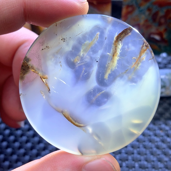 玛瑙/玉髓颈饰未镶嵌钱*