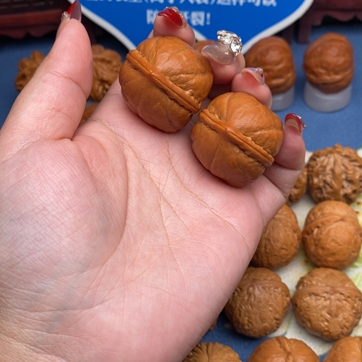 文玩核桃把件赏*四方蟾