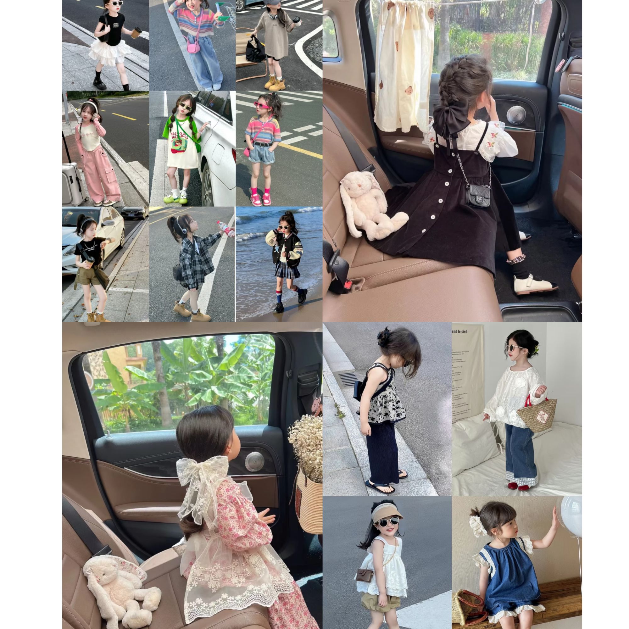 【巴黎天使】H25093女童夏款公主裙韩版百搭短袖连衣裙洋气