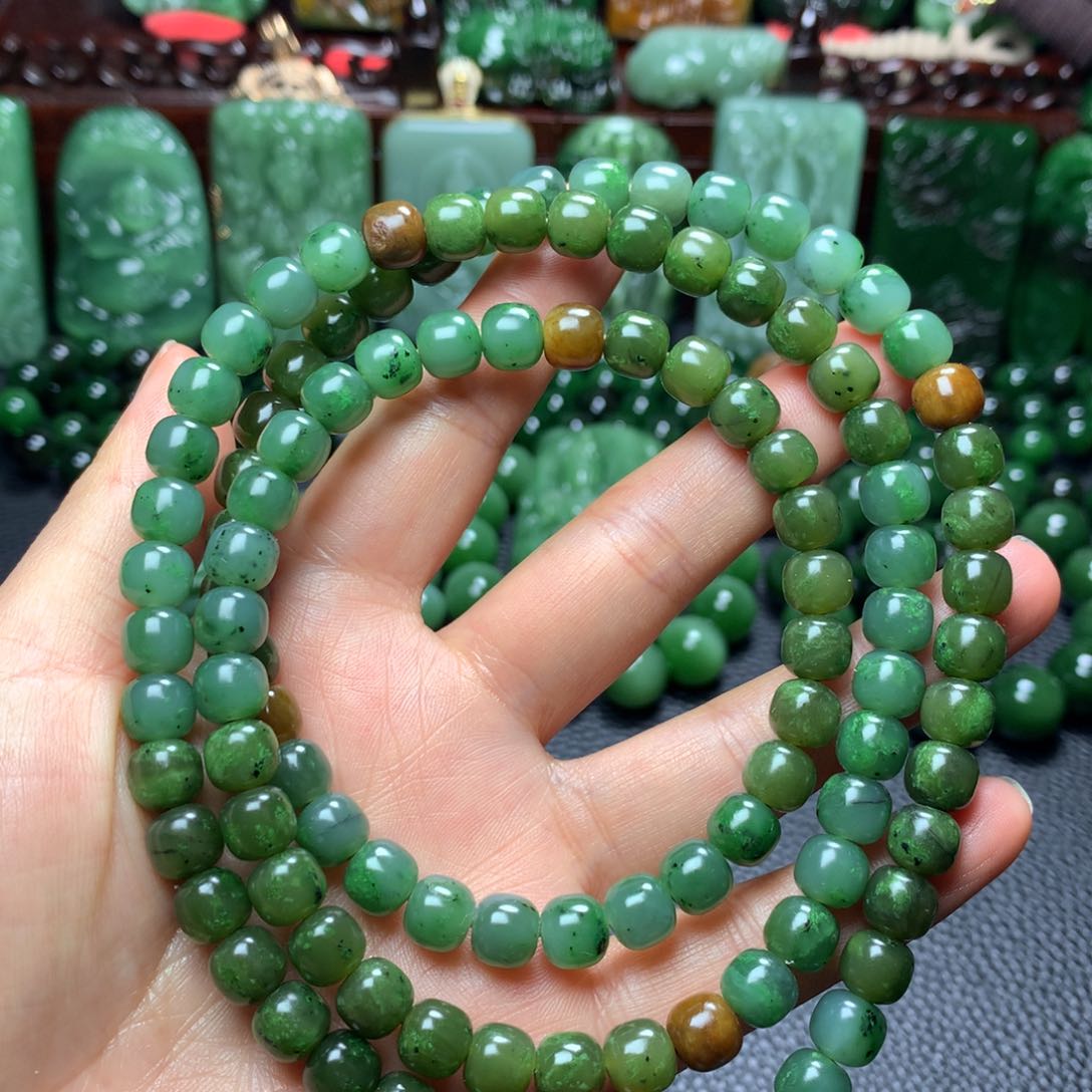 和田玉手串未镶嵌