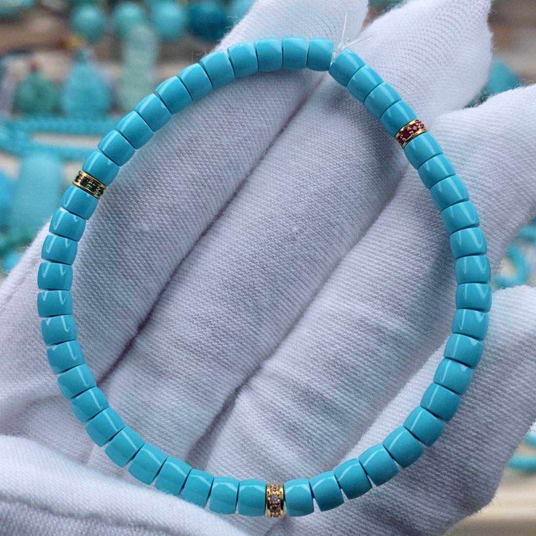 绿松石珠宝奇石未镶嵌