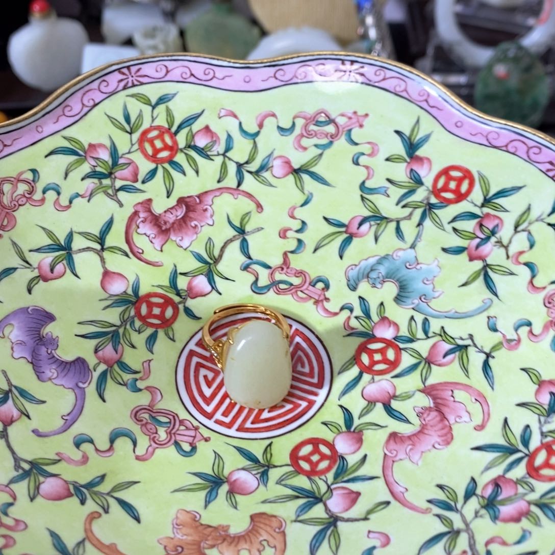 摆件南*小瓷器摆件漂亮漂亮