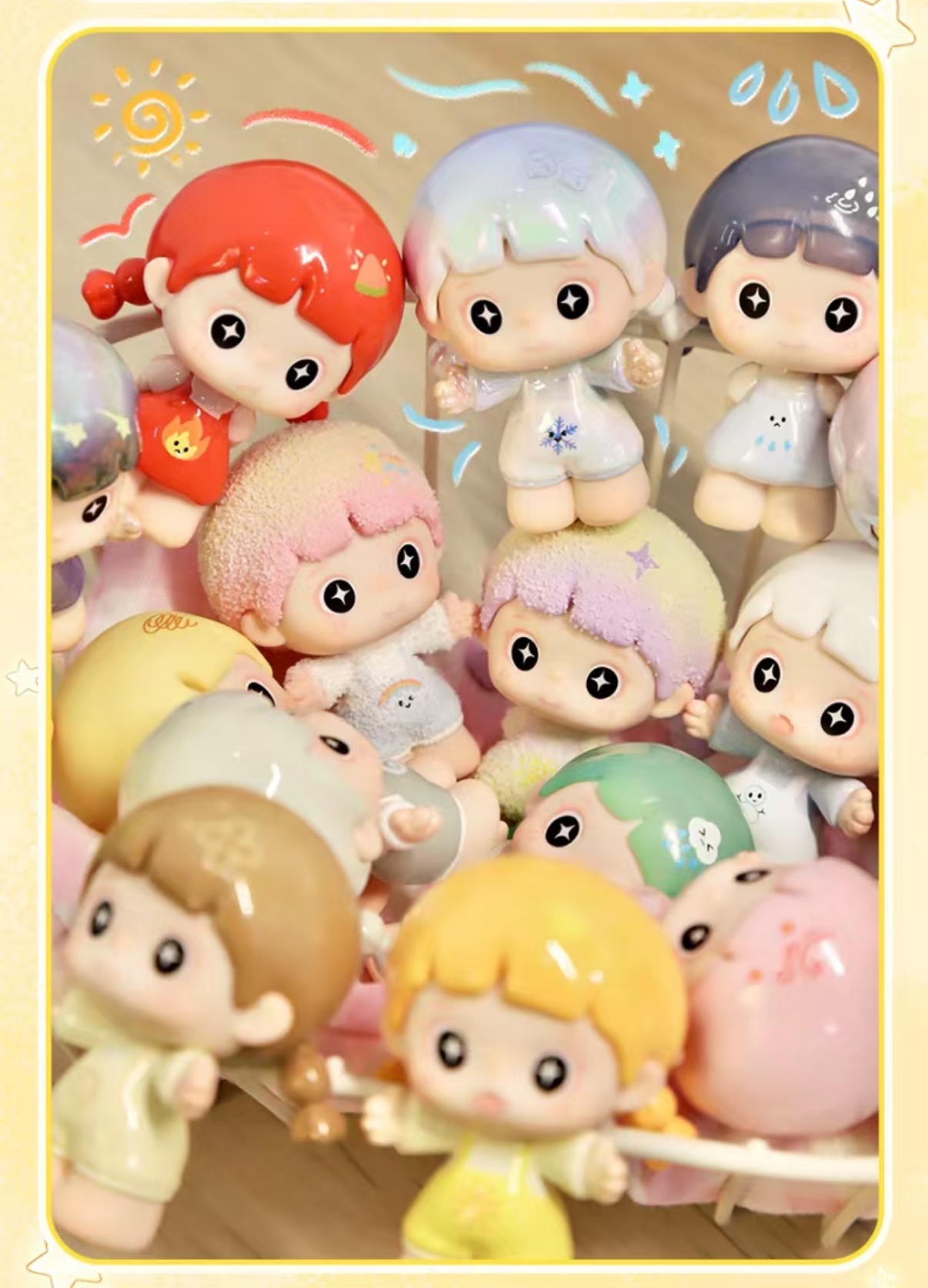 【呦呵来拆盒】新品U酱天气系列萌粒盲盒（许愿）