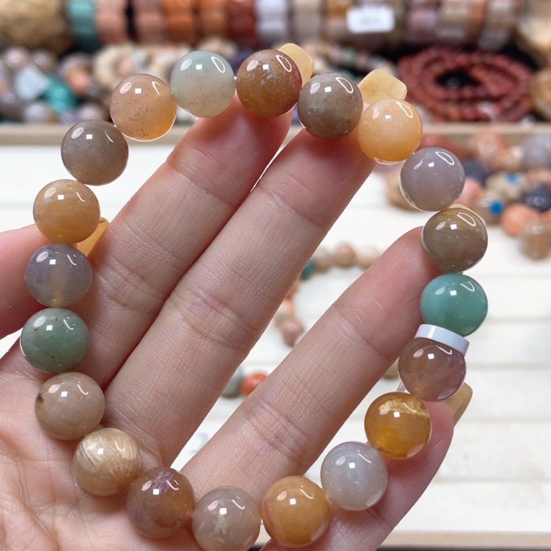 未镶嵌手链硅化珊瑚（珊瑚玉）076